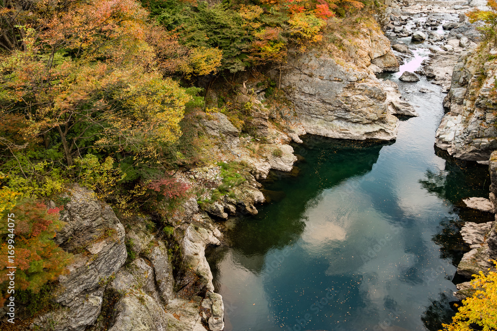 Autumn tourism season, Kinugawa Onsen Japan Autumn tourism season, Kinugawa Onsen Japan
