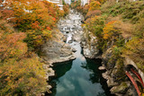 Autumn tourism season, Kinugawa Onsen Japan