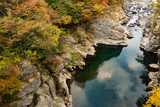 Autumn tourism season, Kinugawa Onsen Japan