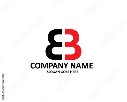 b letter double logo