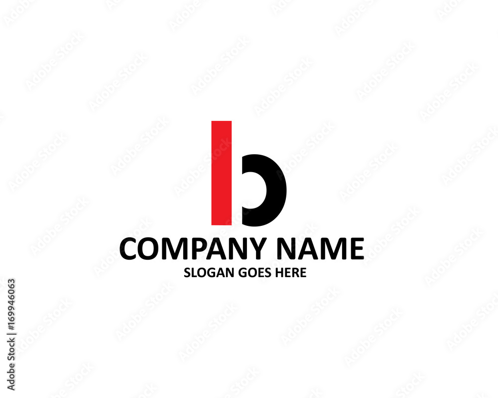 Fototapeta premium b letter logo