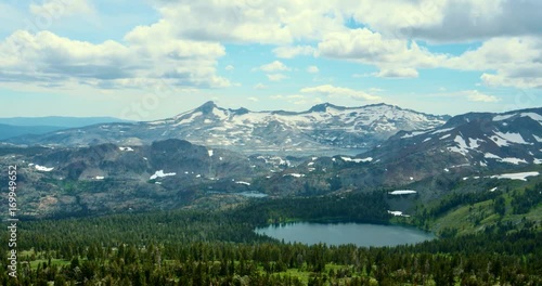 Desolation Wilderness from Mount Tallac photo