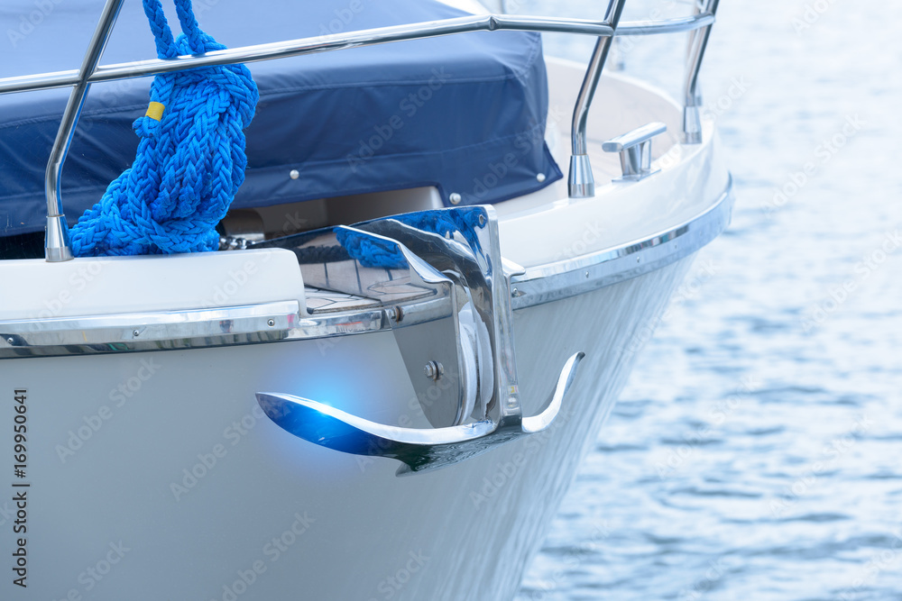 Fototapeta premium Bow of luxury boat