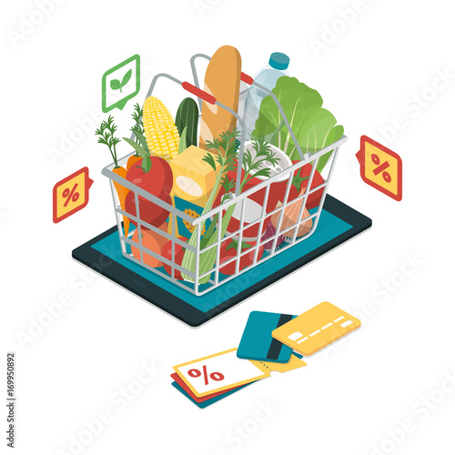 Grocery shopping online