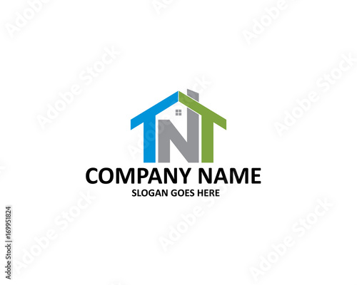 tnt letter house logo