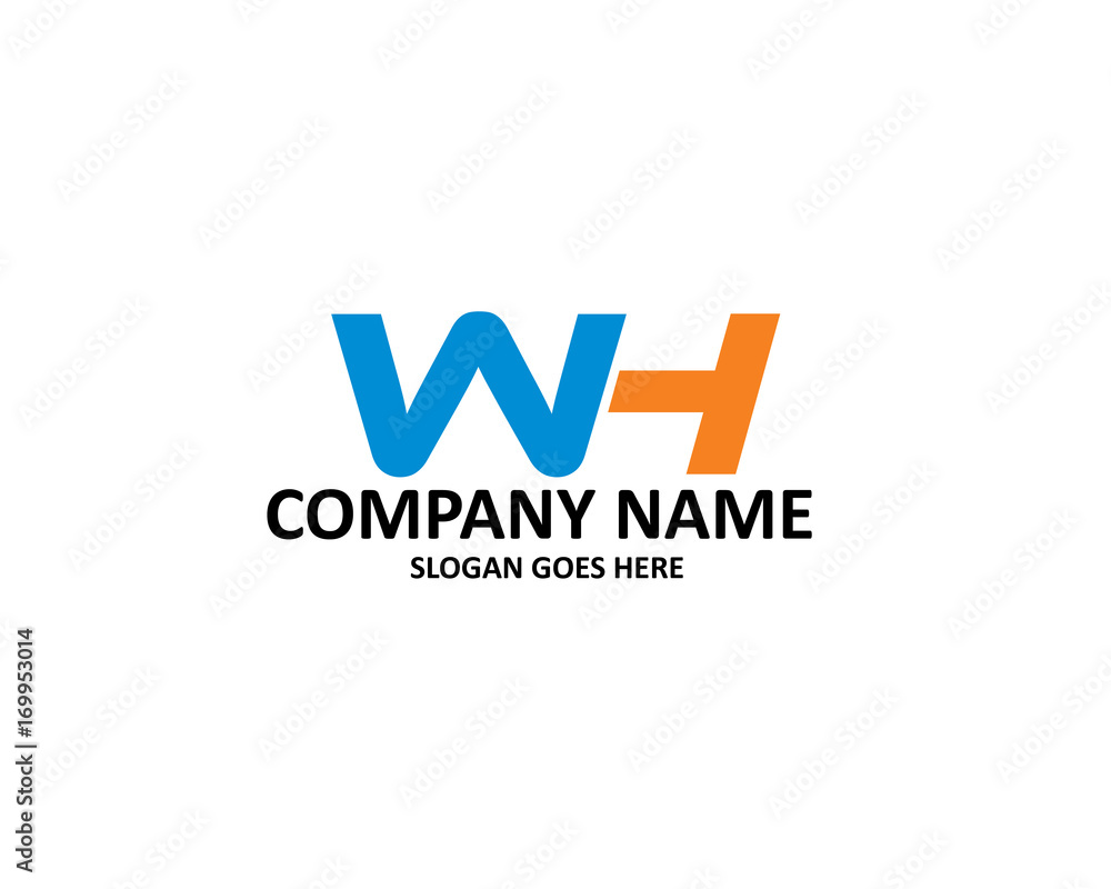wh letter logo