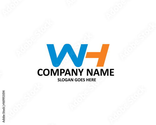 wh letter logo