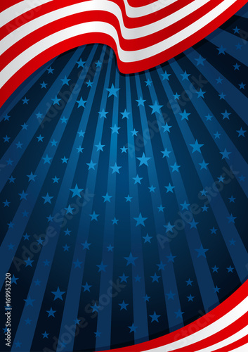 USA Flag Background America