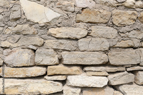 Stone wall. Old stone wall. Texture of a wall.