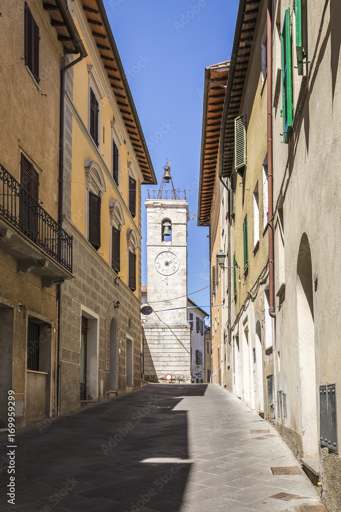 Fototapeta premium CIty of Chiusi in Tuscany, Italy