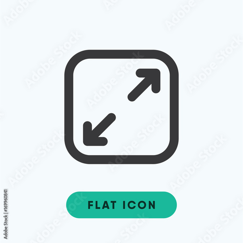 Dimensions vector icon