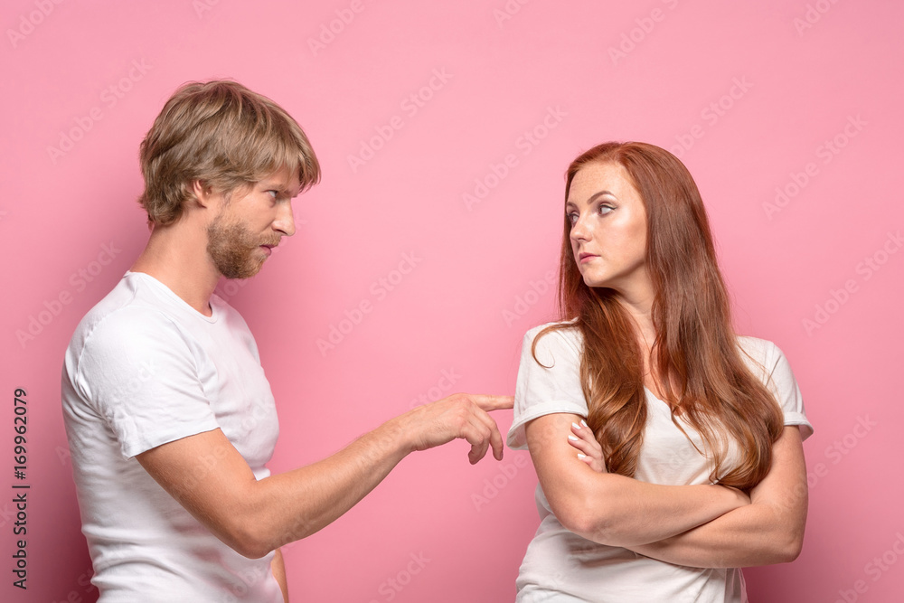 The conflict of couple The conflict of couple