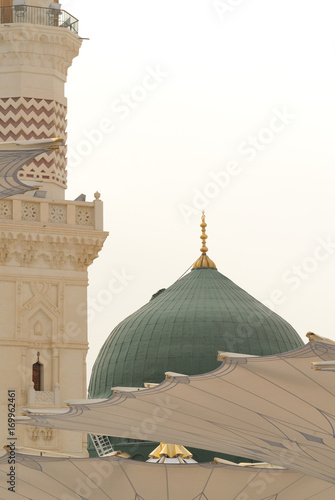 Prophet’s Mosque al Masjid an Nabawi in Medina Saudi Arabia photo