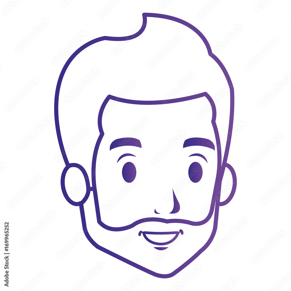 young man head avatar character vector illustration design young man head avatar character vector illustration design