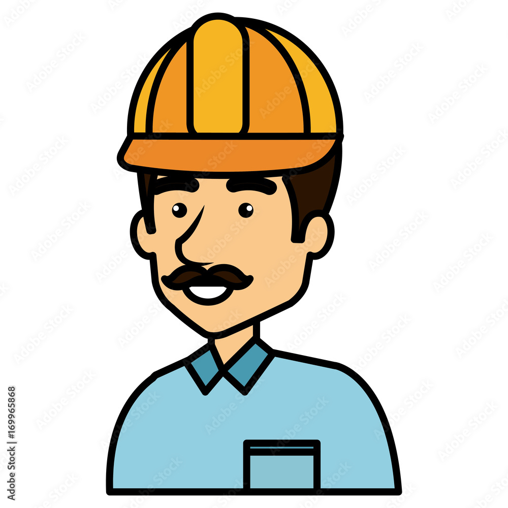 repairman builder avatar character vector illustration design repairman builder avatar character vector illustration design