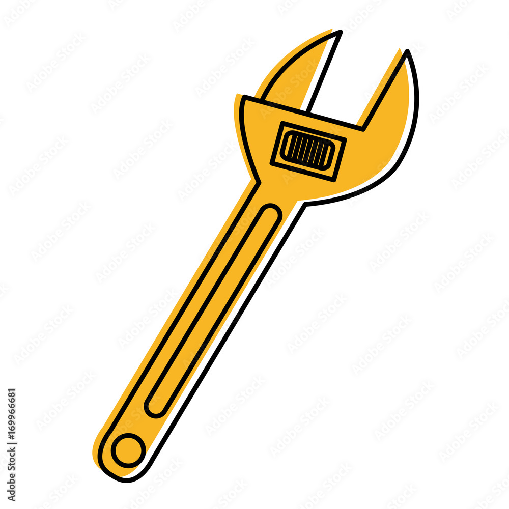 wrench tool isolated icon vector illustration design wrench tool isolated icon vector illustration design