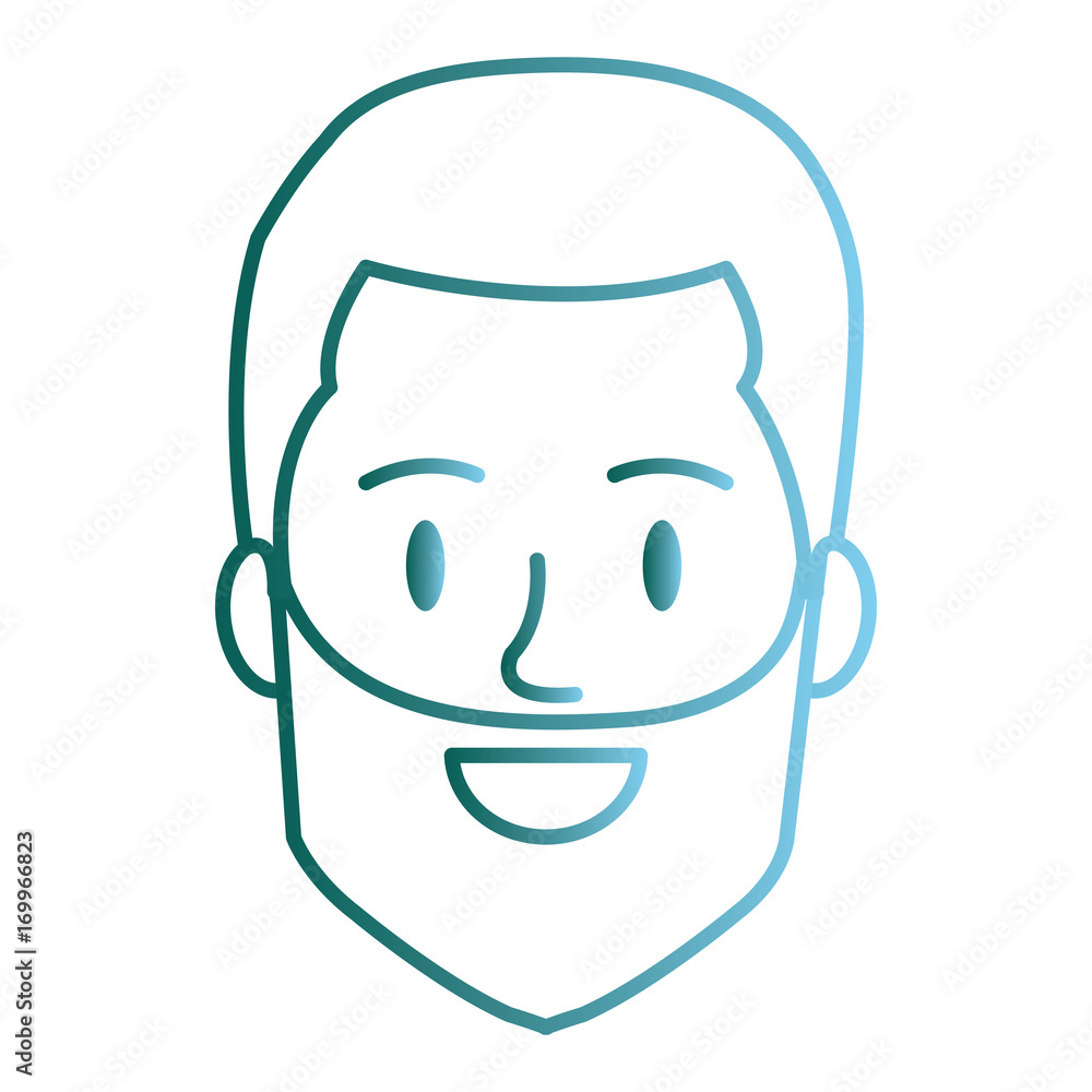 young man head avatar character vector illustration design young man head avatar character vector illustration design