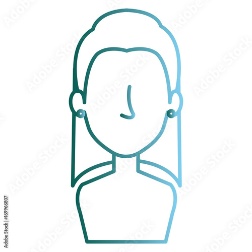 Wallpaper Mural beautiful woman shirtless avatar character vector illustration design Torontodigital.ca