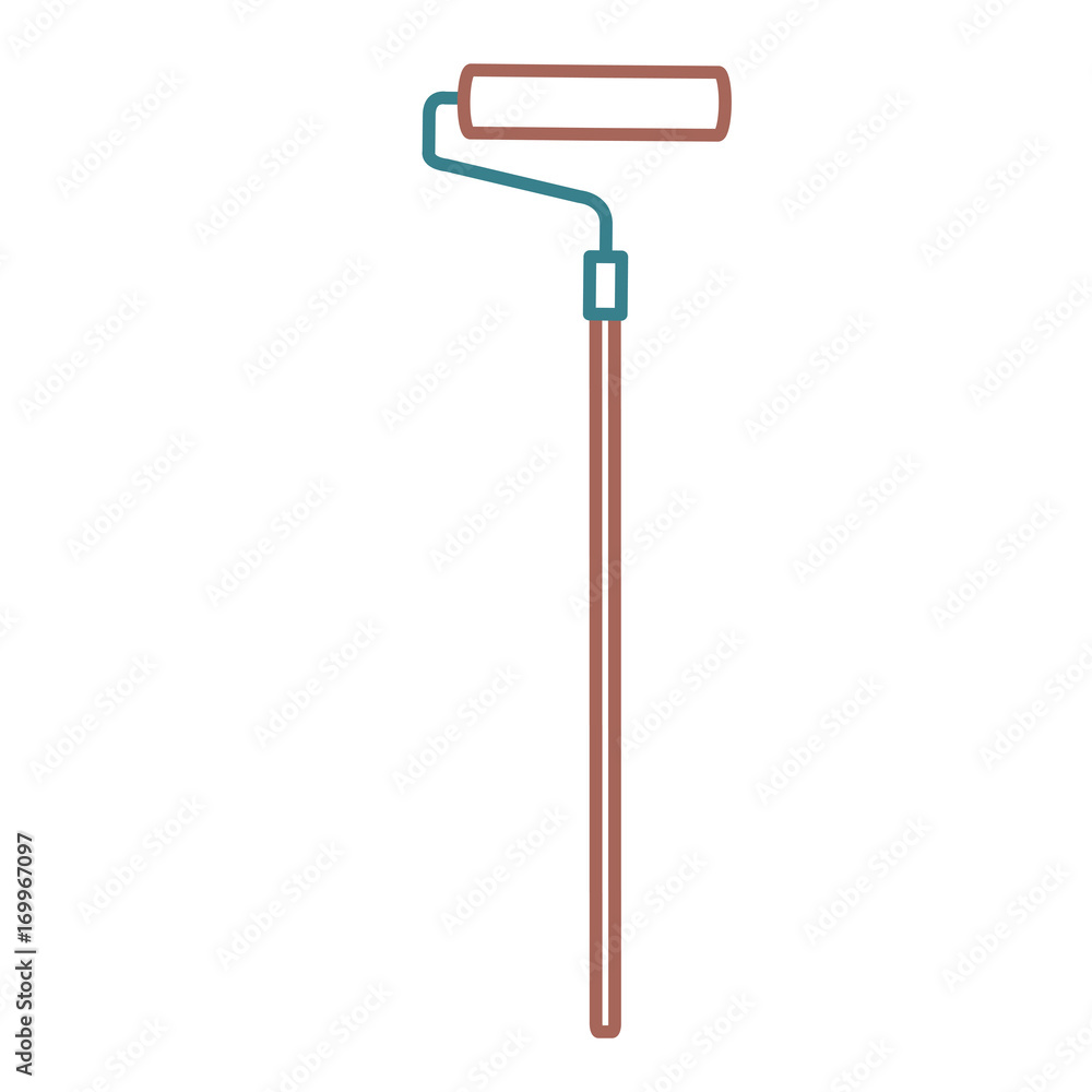 paint roller isolated icon vector illustration design paint roller isolated icon vector illustration design