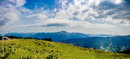 Panorama du Parc naturel régional du massif des Bauges