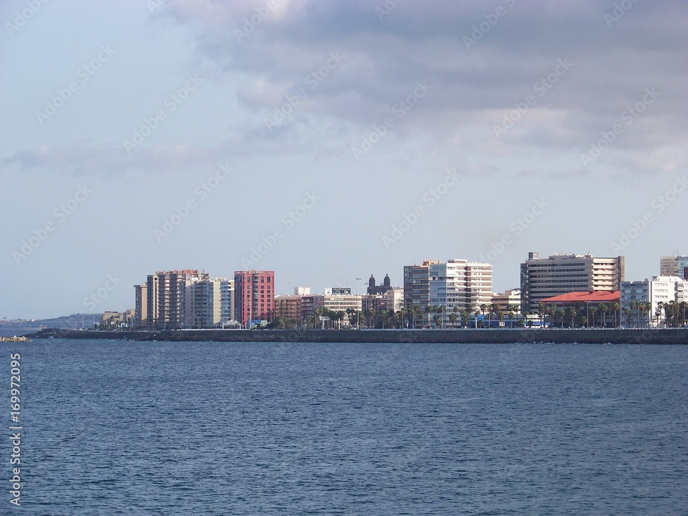 Blick auf Las Palmas vom Hafen 3