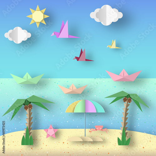Style Paper Origami Crafted World.