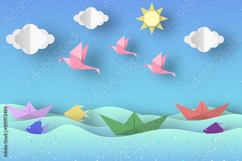 Style Paper Origami Crafted World.