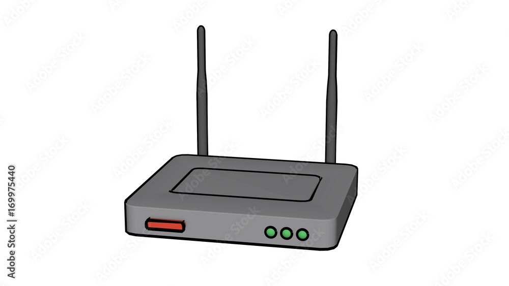 Fototapeta premium modem