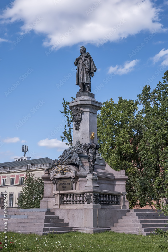 Adam Mickiewicz Monument in Warsaw unveiled in 1898
