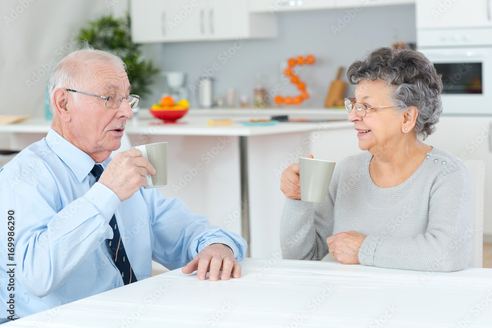 Obraz premium retirement senior couple lifestyle living concept