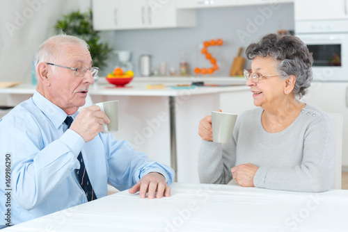 retirement senior couple lifestyle living concept photo