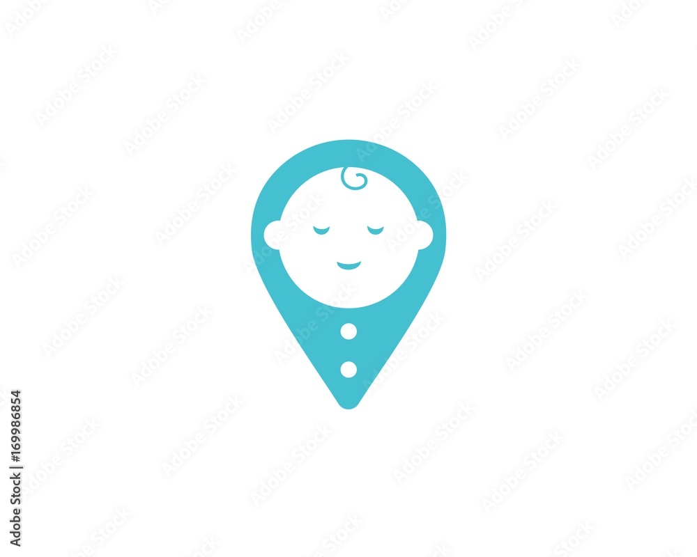 Baby sleep logo Baby sleep logo