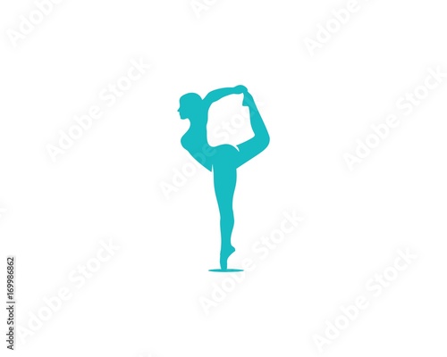 Yoga pose logo