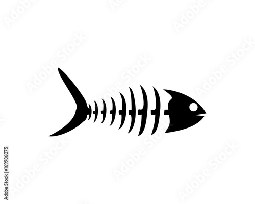 Fish bone vector