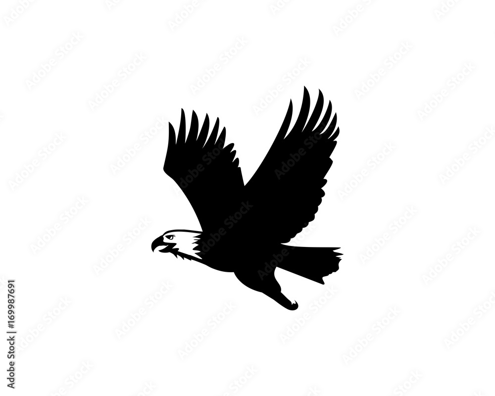 fly eagle silhouette fly eagle silhouette