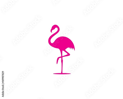 Flamingo silhouette
