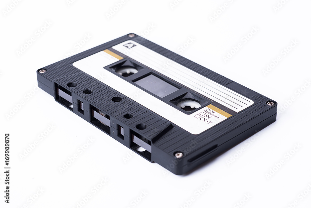 Cassette tape on white background. Cassette tape on white background.