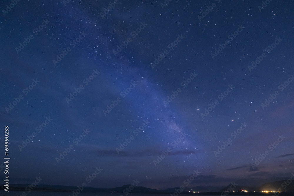 Fototapeta premium Milky Way over Lee Vining, California
