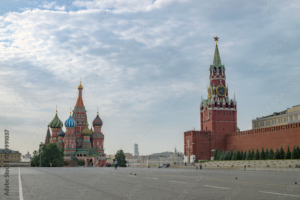 Fototapeta premium Красная площадь утром