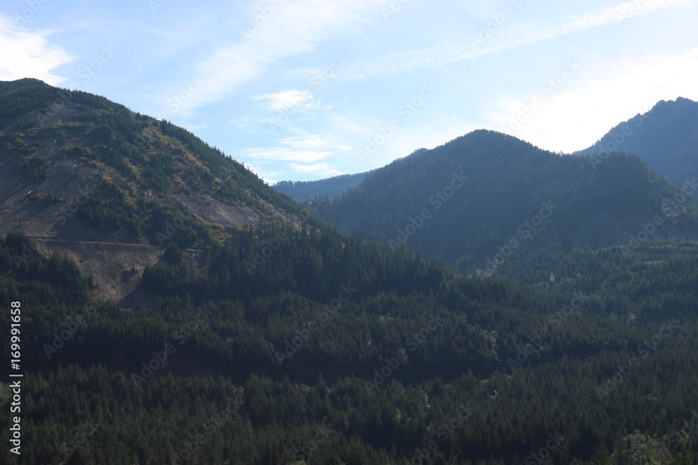 Mountain pass to the Puget Sound