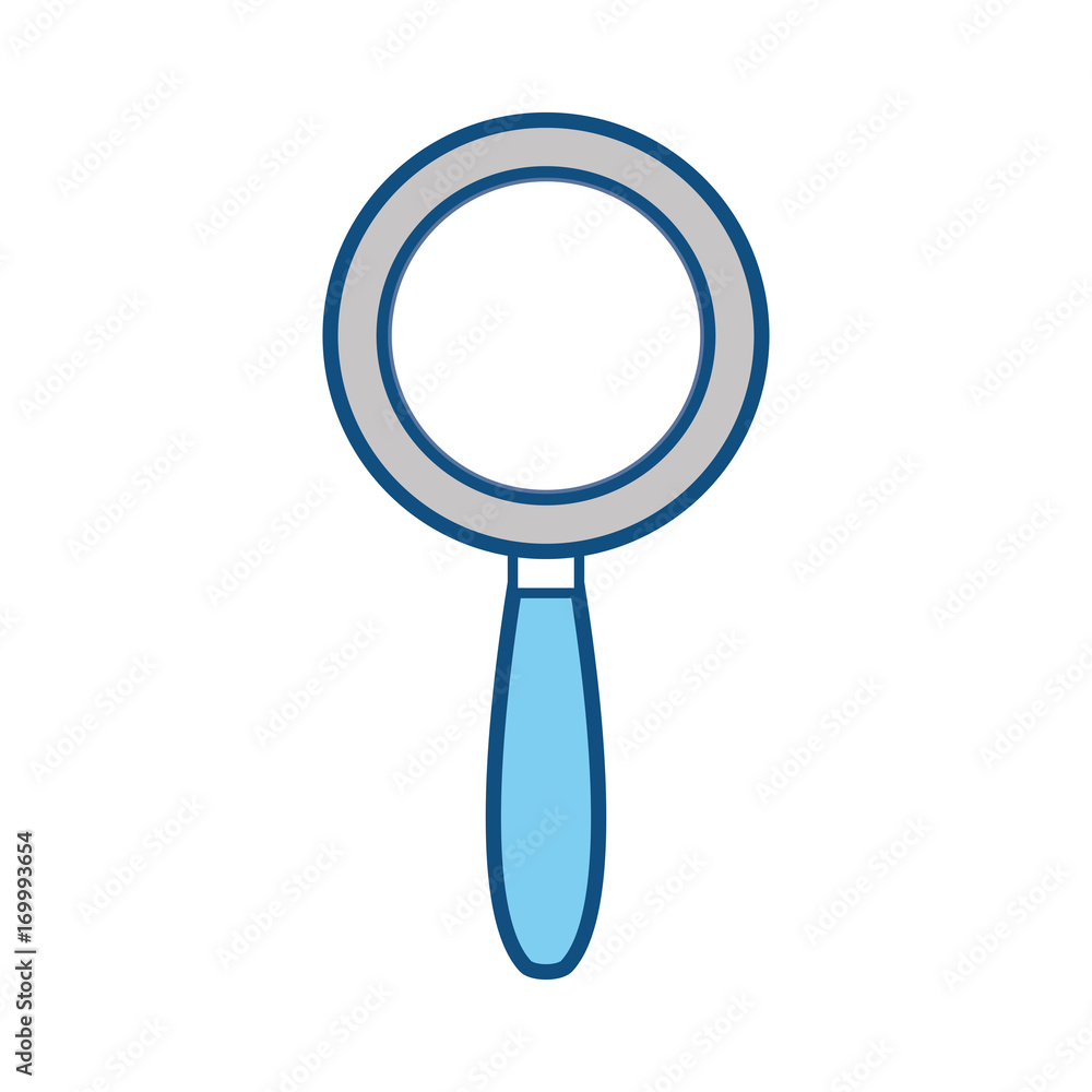 magnifying glass icon over white background vector illustration magnifying glass icon over white background vector illustration