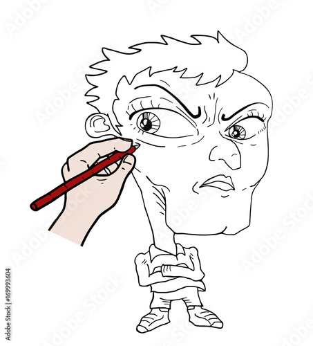 Drawing caricature