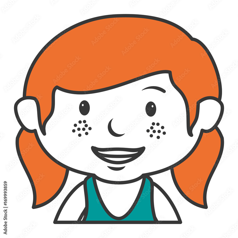 cute little girl character vector illustration design cute little girl character vector illustration design