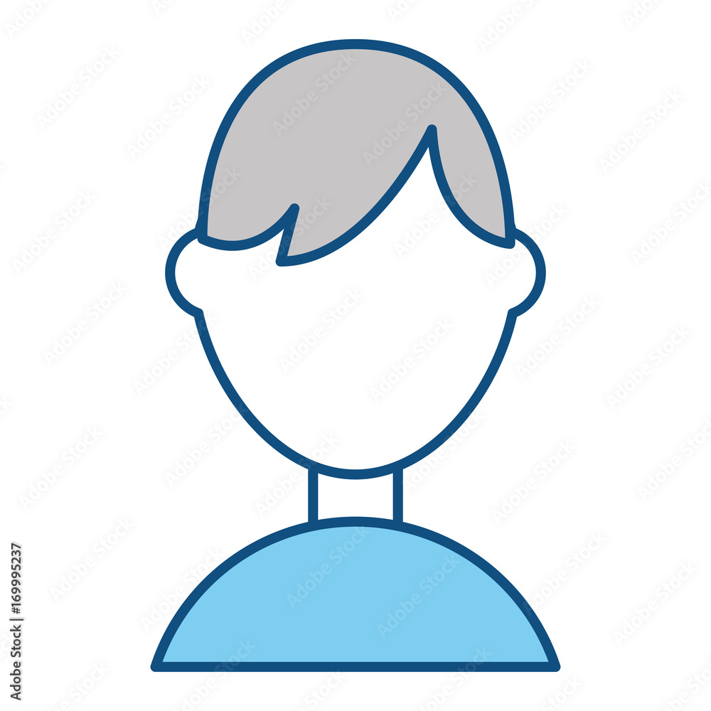 avatar man icon over white background vector illustration avatar man icon over white background vector illustration