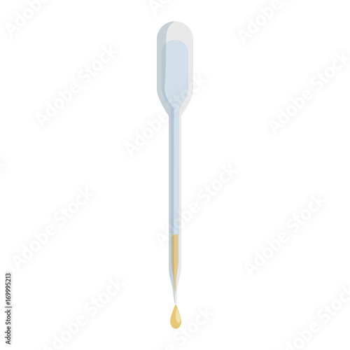 Dropper for urine test vector illustration design