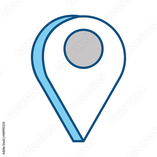 Free Download location pin icon over white background vector illustration - GFXLoad