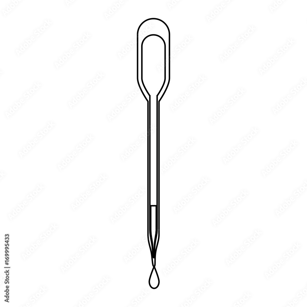 Dropper for urine test vector illustration design Dropper for urine test vector illustration design