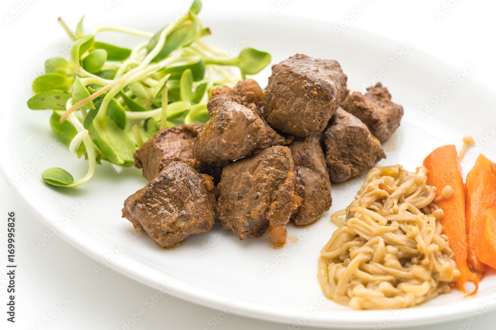 beef steak with vegetable beef steak with vegetable
