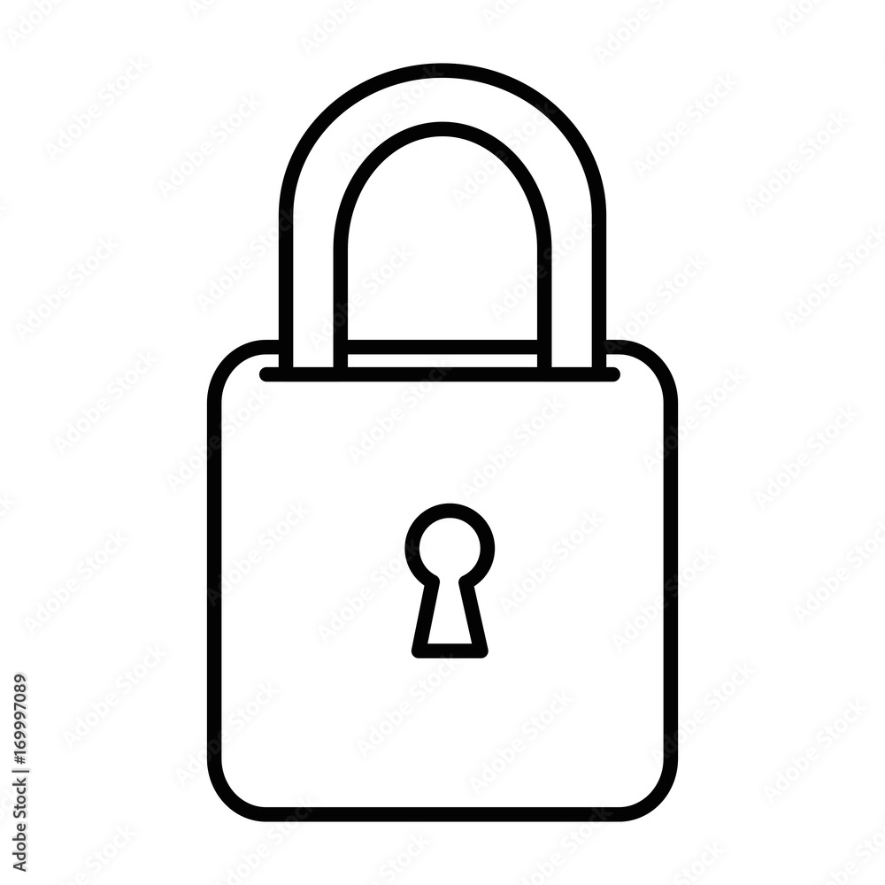 safe secure padlock icon vector illustration design safe secure padlock icon vector illustration design