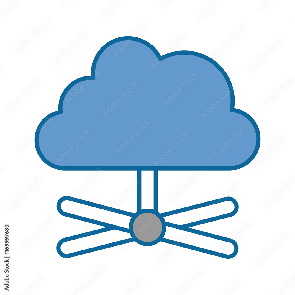 cloud computing isolated icon vector illustration design cloud computing isolated icon vector illustration design
